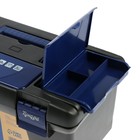 Ящик для инструмента ТУНДРА, 15", 380 х 210 х 195 мм, три органайзера, стакан для оснастки - фото 24318426