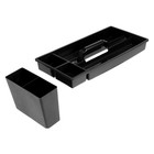 Ящик для инструмента ТУНДРА, 15", 380 х 210 х 195 мм, три органайзера, стакан для оснастки - фото 24318423