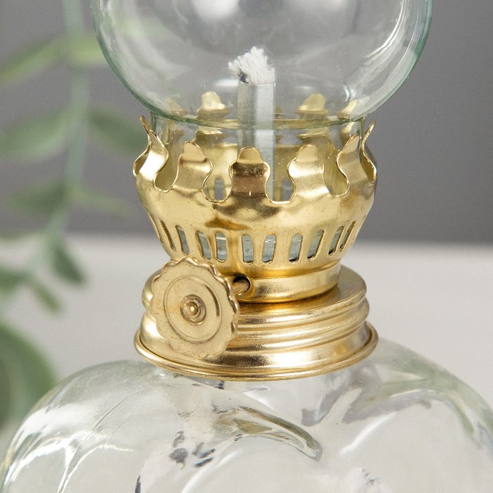 Керосиновая лампа декоративная "Сердце Алладина" прозрачный 7,5х7,5х19 см RISALUX - фото 1887135141