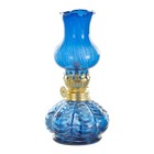 Керосиновая лампа декоративная "Алладин" синий  8*8*18 см RISALUX - фото 47160161