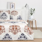Постельное бельё Экономь и Я 2 сп "Палермо" 175х215см,180х215см,70х70см-2 шт, полисатин, 80 г/м² 9622680 - фото 14191810