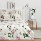 Постельное бельё Экономь и Я 2 сп "Цветущий сад" 175х215см,180х215см,70х70см-2 шт, полисатин, 80 г/м² - фото 805571141