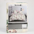 Постельное бельё Экономь и Я евро "Цветущий сад" 200х215см,200х215см,70х70см-2 шт, полисатин, 80 г/м² 9622689 - фото 14620737