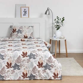 Постельное бельё 2 сп Экономь и Я Spring melody 173х215см, 175х214см, 50х70см-2шт, 60г/м2, микрофибра 9627249