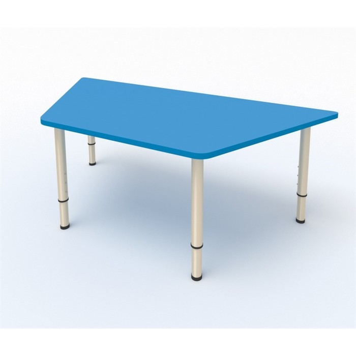 Стол детский регулируемый «Трапеция», 1110×550×400(580) мм, гр. 0-3, ЛДСП, цвет синий