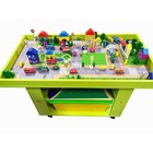 Игровой стол для самостоятельной деятельности, 1000×550×610 мм, цвет зелёный/разноцветный - фото 291628534