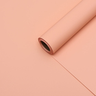 Пленка для цветов тонированная, матовая, персиковый, 0.5×10 м ±1 см, 65 мкм - Фото 2