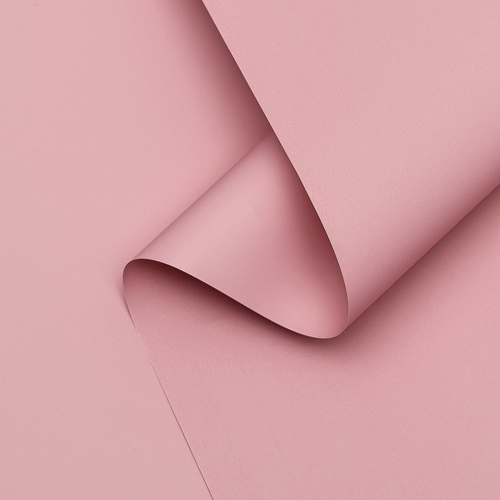 Пленка для цветов тонированная, матовая, розовый, 0.5×10 м ±1 см, 65 мкм - Фото 1