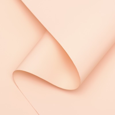 Пленка для цветов тонированная, матовая, бледный персик, 0.5×10 м, 65 мкм