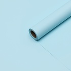 Пленка для цветов тонированная, матовая, голубой, 0.5×10 м ±1 см, 65 мкм - Фото 2