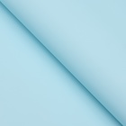 Пленка для цветов тонированная, матовая, голубой, 0,5 х 10 м ±1 см, 65 мкм - Фото 3