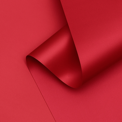 Пленка для цветов тонированная, матовая, рубин, 0.5×10 м, 65 мкм