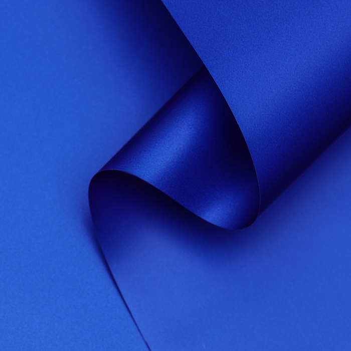 Пленка матовая, базовые цвета, синяя, 0,5 х 10 м, 65 мкм - Фото 1