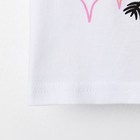 Футболка детская KAFTAN "Girl", р. 34 (122-128 см), белый 9596877 - фото 10543471