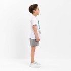 Шорты детские KAFTAN "Basic line", р. 28 (86-92 см), серый меланж - фото 805571563