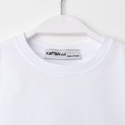 Футболка детская укороченная KAFTAN "Basic line", р. 28 (86-92 см), белый 9596955 - фото 10543654