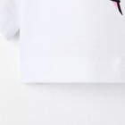 Футболка детская укороченная KAFTAN "Котик", р. 32 (110-116 см), белый - фото 24651034