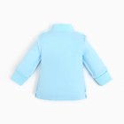 Кофточка детская, цвет голубой, зайка, рост 56 см - фото 27141492