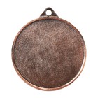 Медаль под нанесение диам 4 см. Цвет бронз. Без ленты - фото 9530394