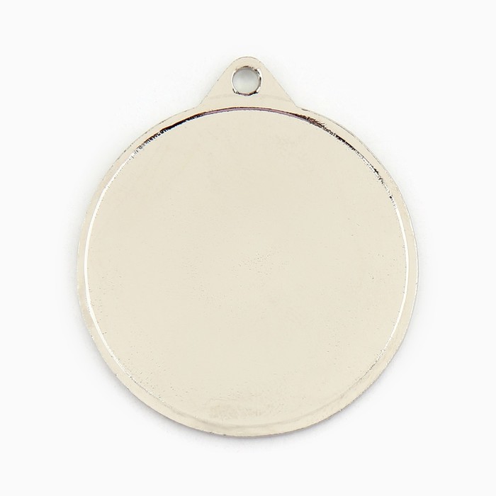 Медаль под нанесение диам 4 см. Цвет сер. Без ленты - фото 1907733410