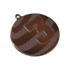 Медаль призовая 003, d=5 см 3 место. Цвет бронза. Без ленты - Фото 4