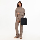 Сумка женская на молнии, цвет чёрный - фото 27233714