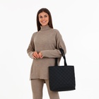 Сумка женская на молнии, цвет чёрный - фото 27233713