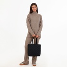 Сумка женская на молнии, цвет чёрный - фото 27233715