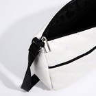 Сумка кросс-боди, наружный карман, цвет белый - фото 12005208