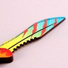 Модель из дерева «Нож-кастет», молнии - Фото 5