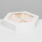 Менажница белая, 23×4 см - Фото 1