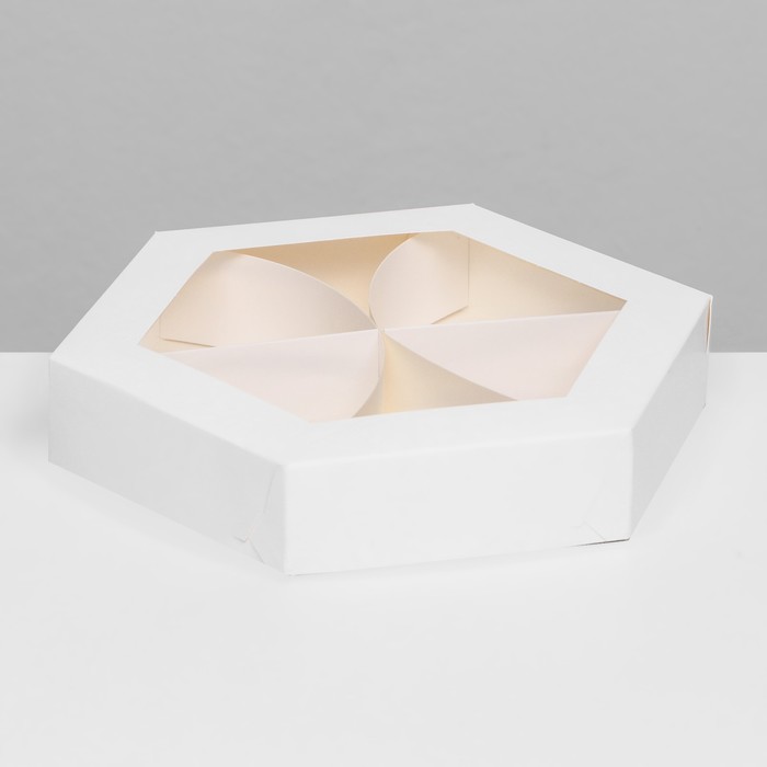 Менажница белая, 23×4 см - Фото 1