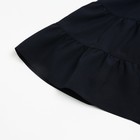 Платье школьное для девочек, цвет тёмно-синий, рост 128 см - Фото 6