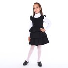 Сарафан школьный для девочек , цвет чёрный, рост 134 см - Фото 2