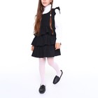 Сарафан школьный для девочек , цвет чёрный, рост 134 см - Фото 3