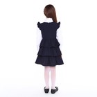 Сарафан школьный для девочек, цвет тёмно-синий, рост 146 см - фото 52050420