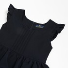 Сарафан школьный для девочек, цвет тёмно-синий, рост 146 см - фото 52050422