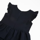 Сарафан школьный для девочек, цвет тёмно-синий, рост 146 см - фото 52050425