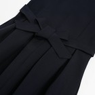 Сарафан школьный для девочек, цвет тёмно-синий, рост 134 см - фото 22267812