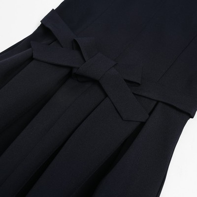 Сарафан школьный для девочек, тёмно-синий, рост 134 см