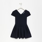 Сарафан школьный для девочек, цвет тёмно-синий, рост 134 см - фото 22267807