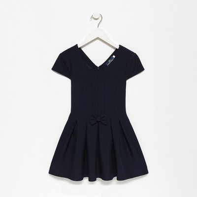 Сарафан школьный для девочек, тёмно-синий, рост 134 см