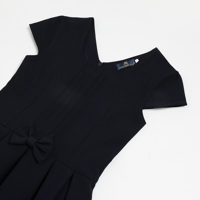 Сарафан школьный для девочек, тёмно-синий, рост 134 см