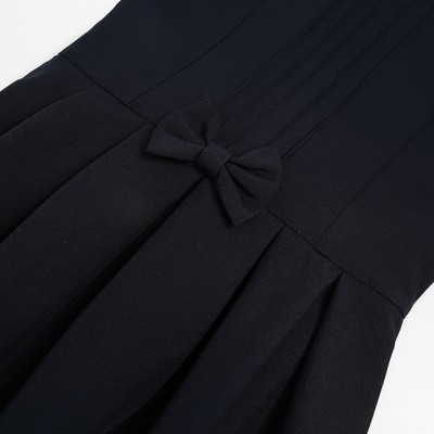 Сарафан школьный для девочек, тёмно-синий, рост 134 см