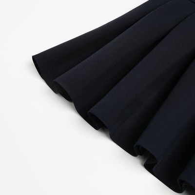 Сарафан школьный для девочек, тёмно-синий, рост 134 см