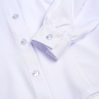 Блузка школьная для девочек, цвет белый, рост 128 см - Фото 8