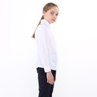 Блузка школьная для девочек, цвет белый, рост 164 см - Фото 3