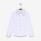 Блузка школьная для девочек, цвет белый, рост 164 см - Фото 7