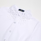 Блузка школьная для девочек, цвет белый, рост 164 см - Фото 8