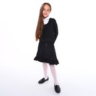 Юбка школьная для девочек, цвет чёрный, рост 128 см - Фото 2